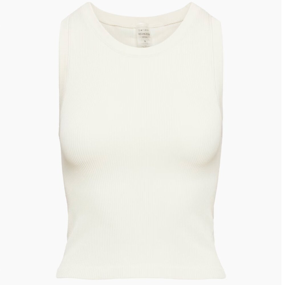 Sunday Best Rib Seamless Crew Tank Aritzia - Birch